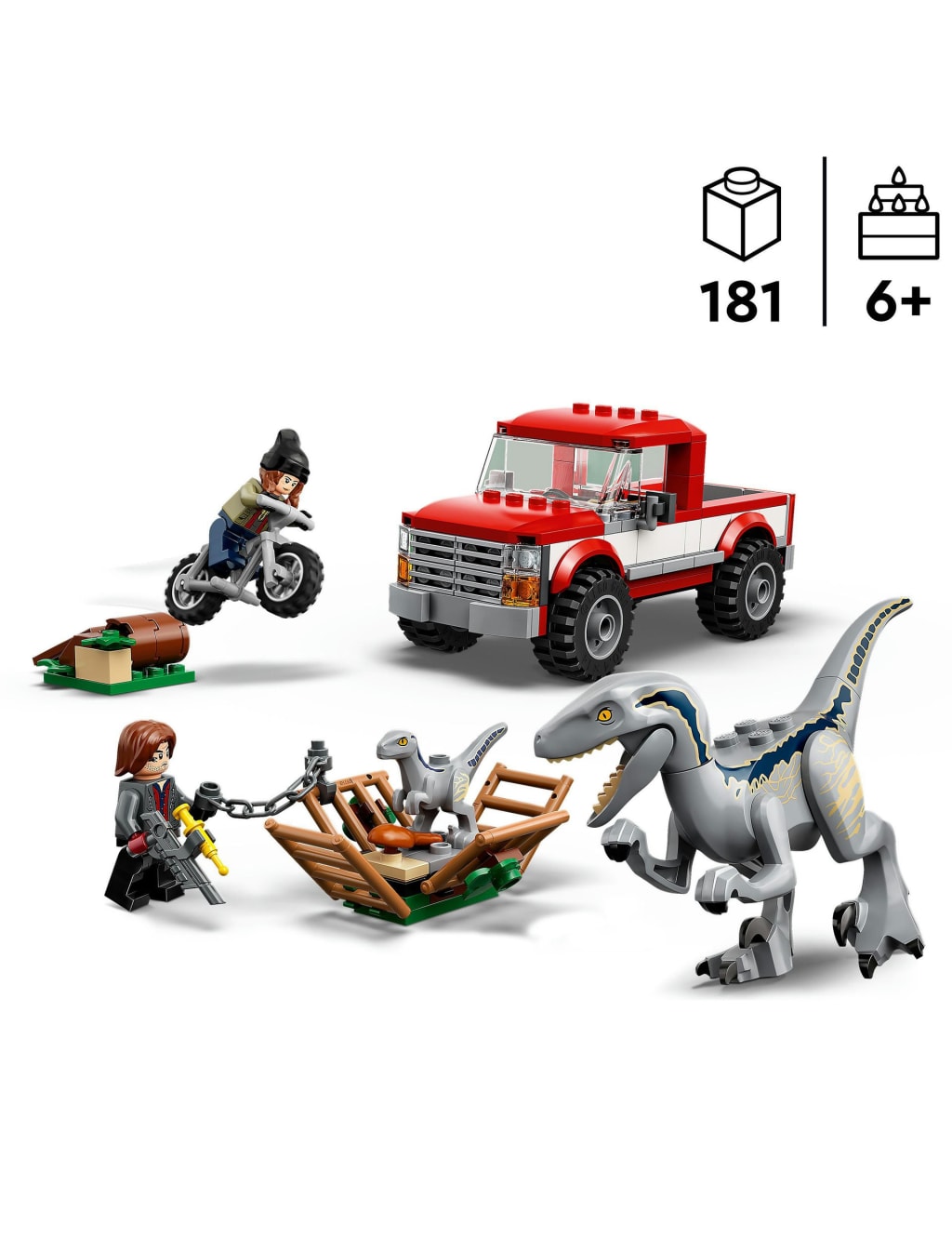 LEGO Jurassic World Blue Beta Velociraptor Capture 76946 6