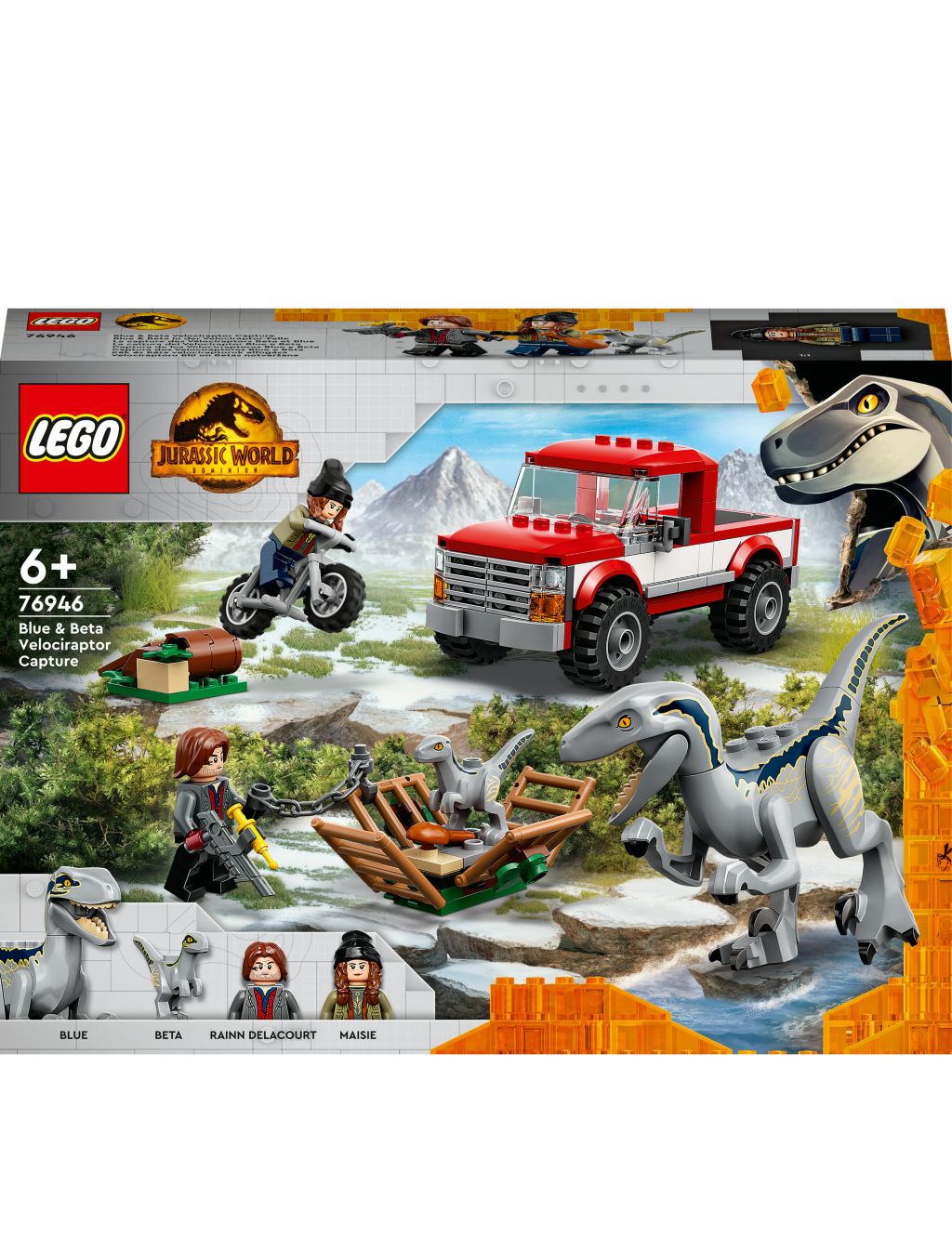 LEGO® Jurassic World Blue & Beta Velociraptor Capture 76946 (6+ Yrs) 6 of 7