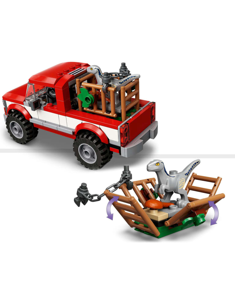 Jurassic park lego truck store