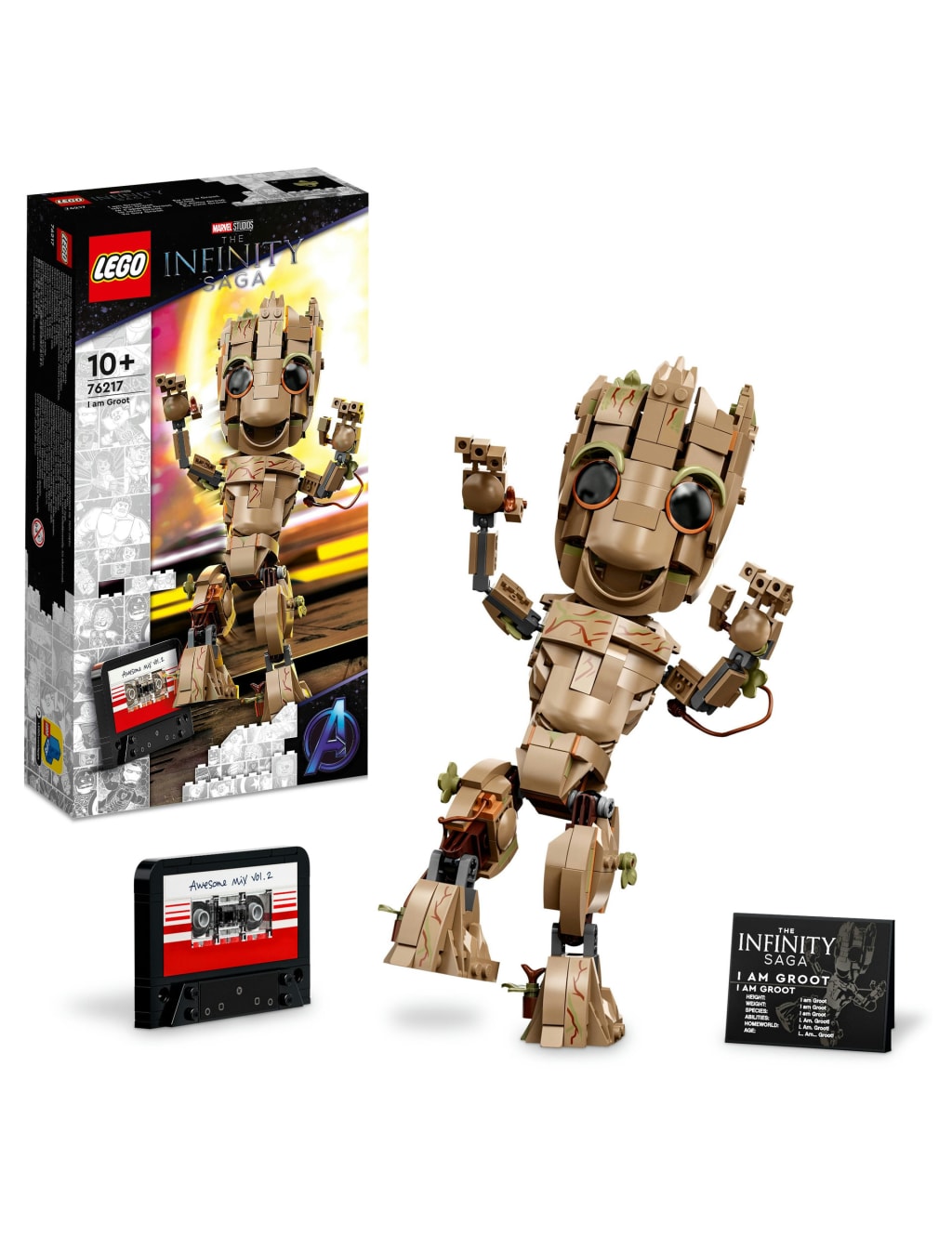 LEGO Marvel I am Groot 76217 10 Yrs Lego M S