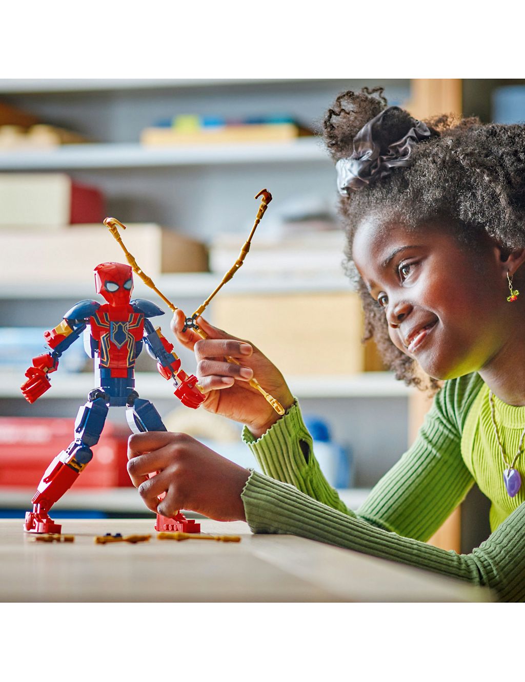 LEGO® Marvel Iron Spider-Man Construction Figure 76298 (8+ Yrs) 1 of 5