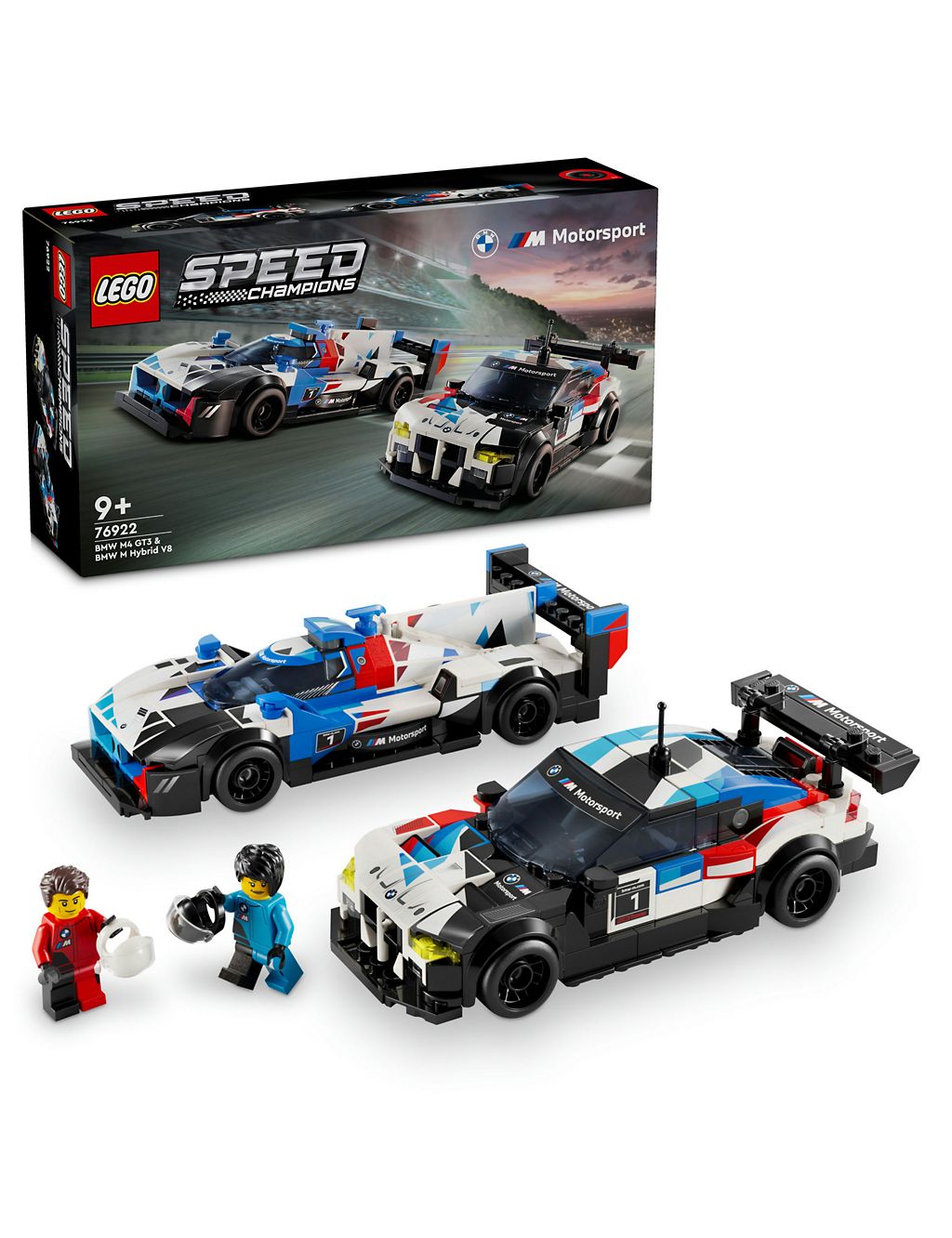 LEGO® Speed Champions BMW M4 GT3 & BMW M Hybrid V8 Race Cars 76922 (9+ Yrs) 3 of 4