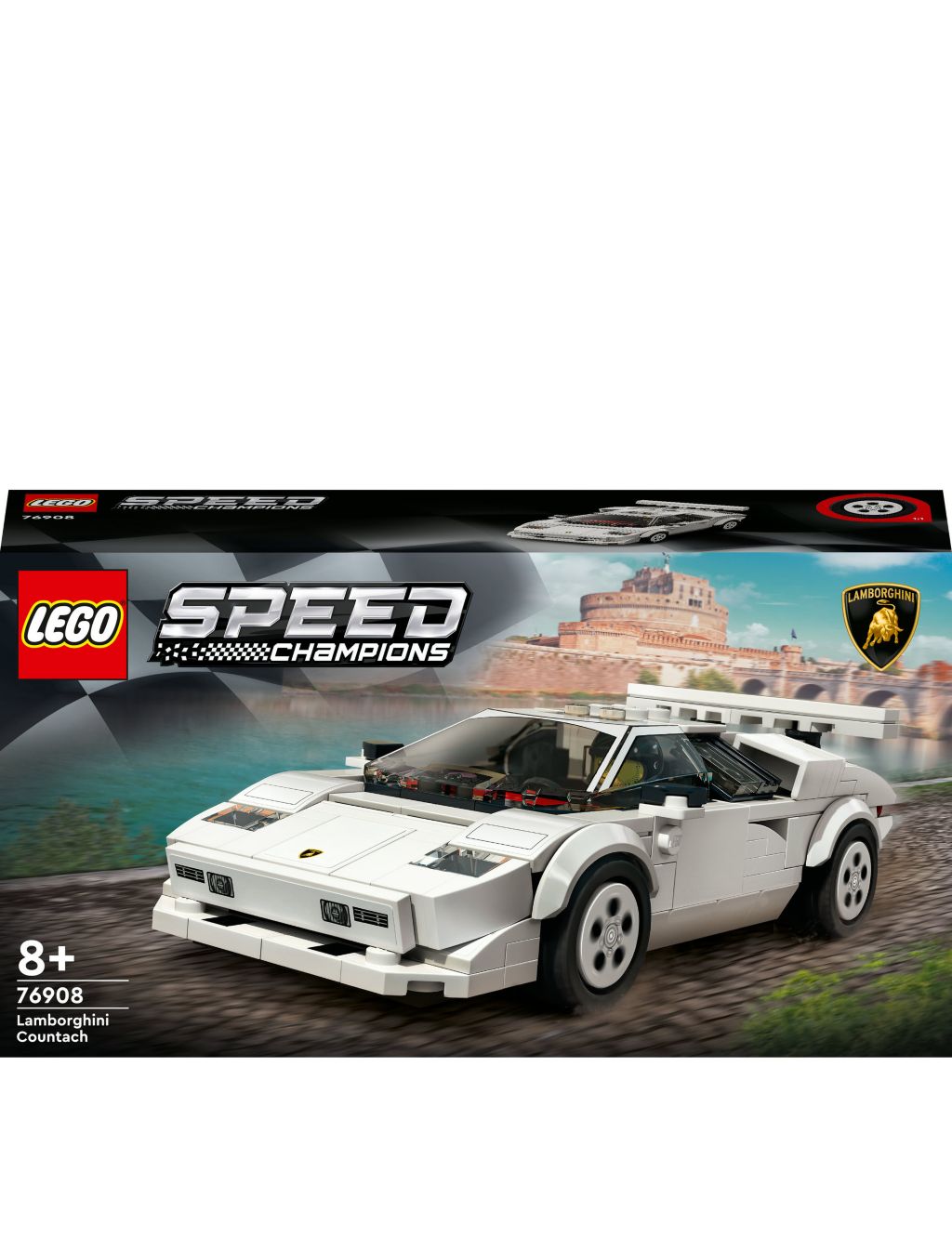 LEGO® Speed Champions Lamborghini Countach 76908 (8+ Yrs) 1 of 6