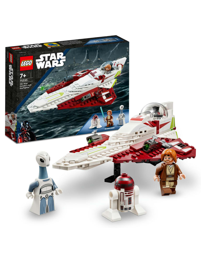 LEGO Star Wars Obi Wan Kenobi s Jedi Starfighter 75333 7 Yrs