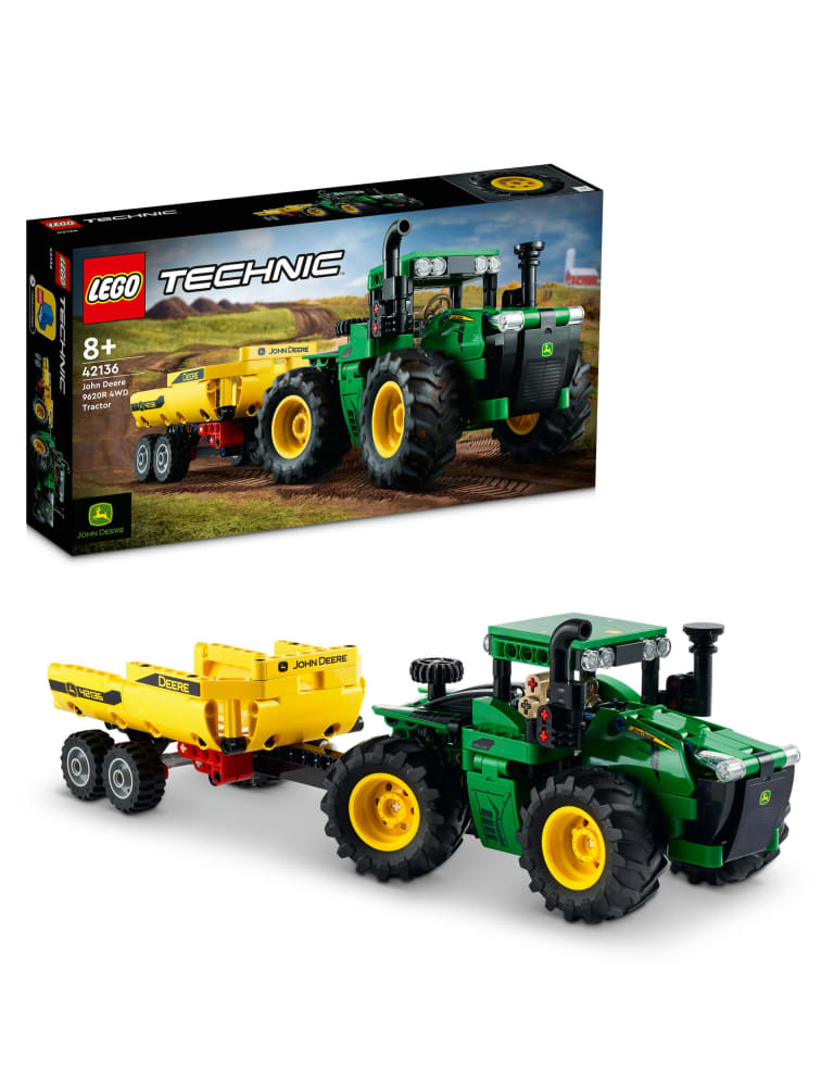 LEGO Technic John Deere 9620R 4WD Tractor 42136 8 yrs Lego M S