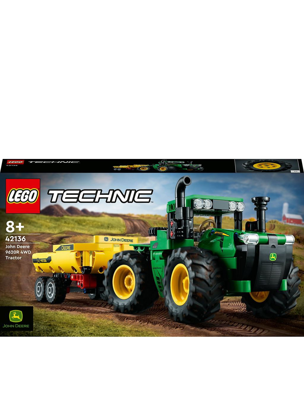 LEGO® Technic John Deere 9620R 4WD Tractor 42136 (8+ yrs) 1 of 4