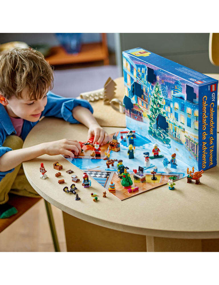 Lego advent calendar deals hot sale