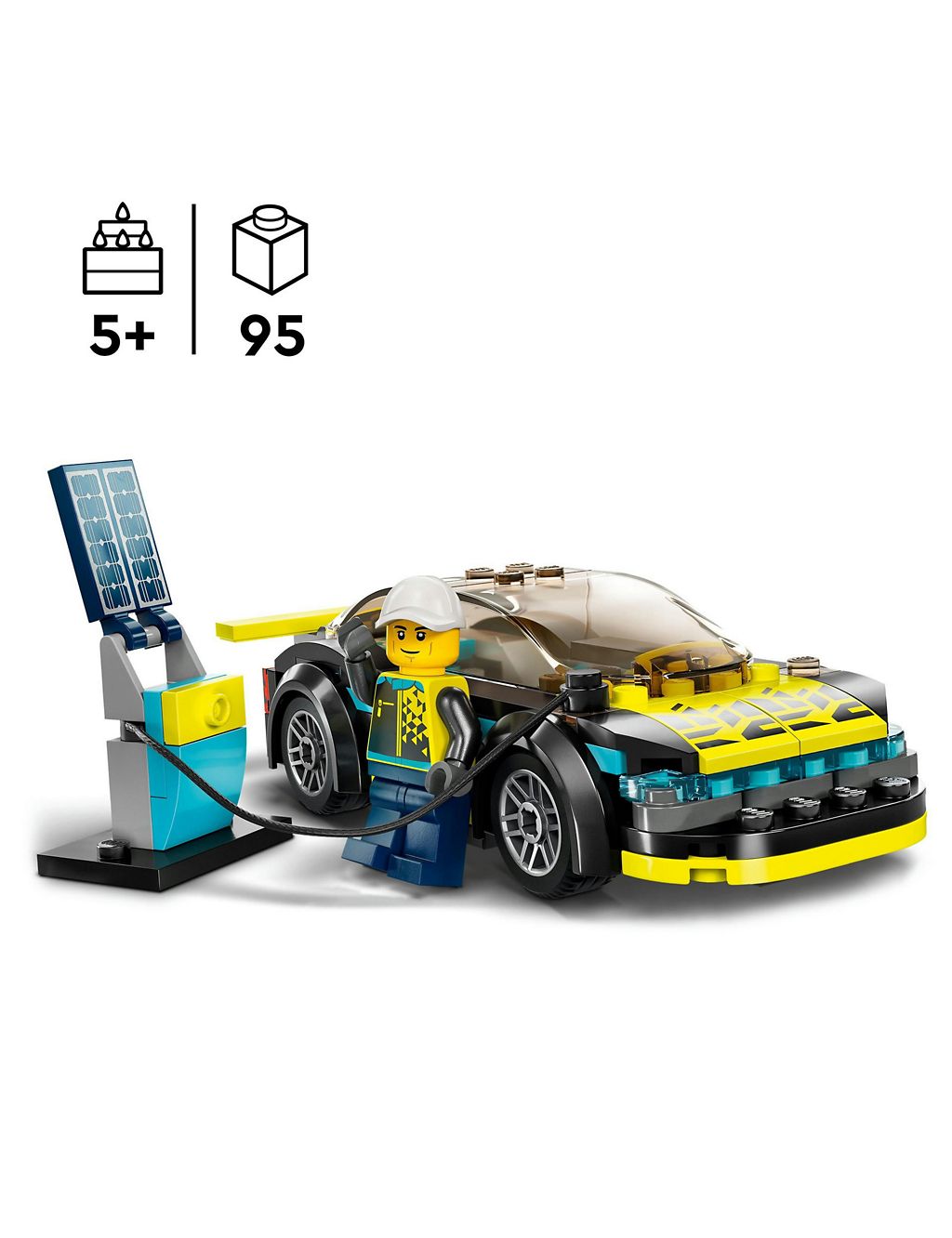 LEGO City Electric Sports Car Toy for Kids 60383 (5+ Yrs) 1 of 6