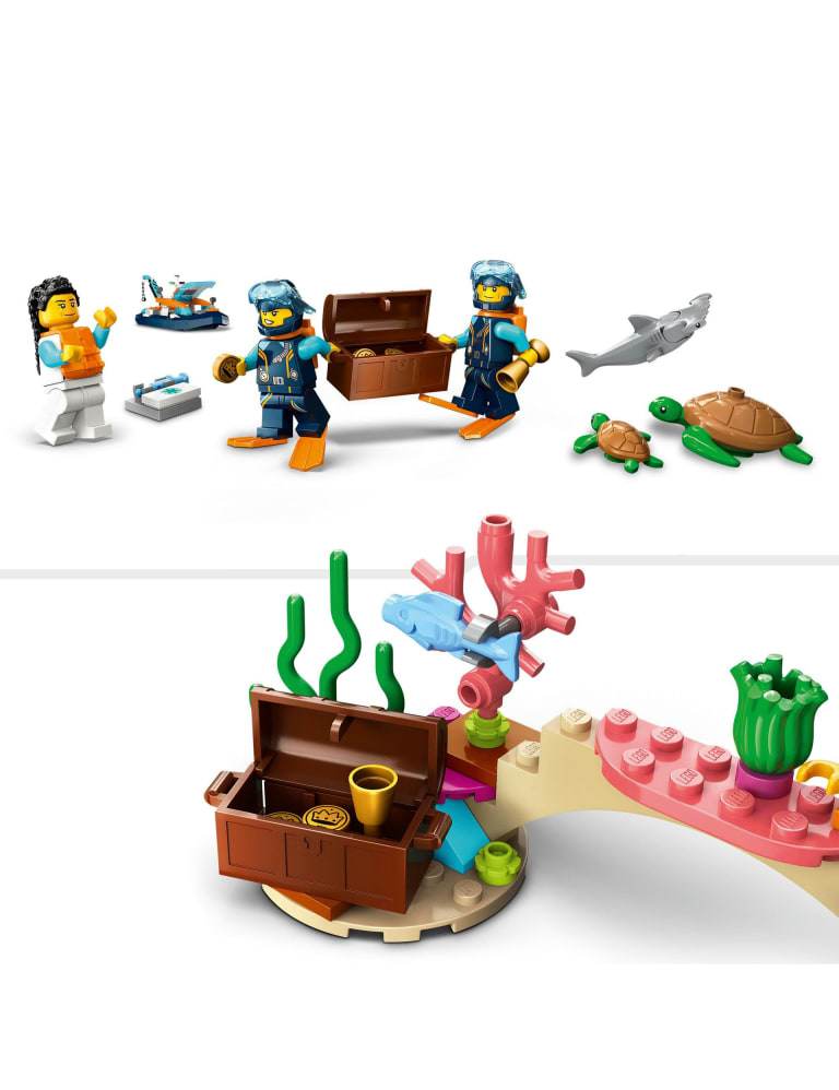 LEGO City Explorer Diving Boat Toy Ocean Set 5 Yrs Lego M S