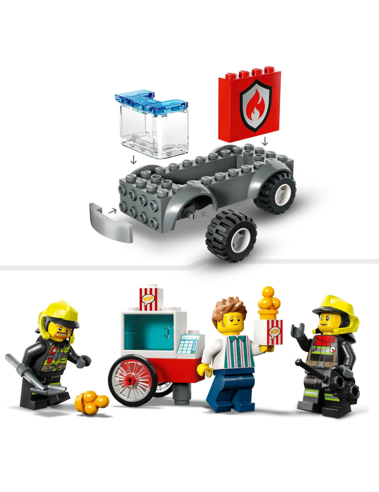 Lego city fire cheap station building set