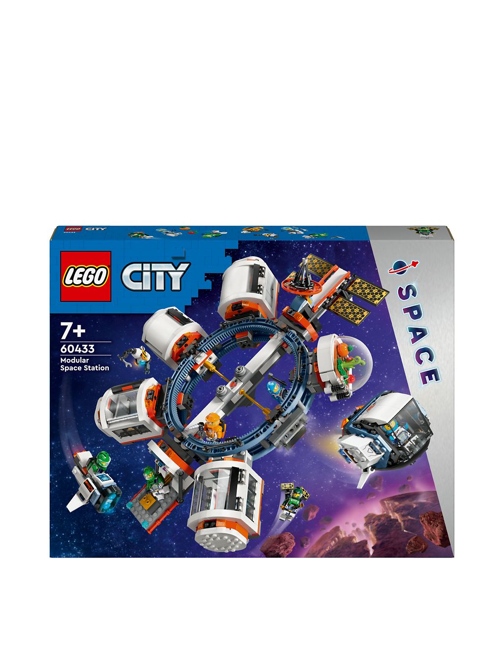 LEGO City Modular Space Station Building Toy 60433 (7+ Yrs) 1 of 7