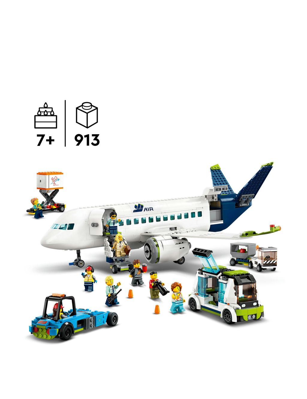 LEGO City Passenger Aeroplane Toy Model Kit 60367 (7+ Yrs) 6 of 7