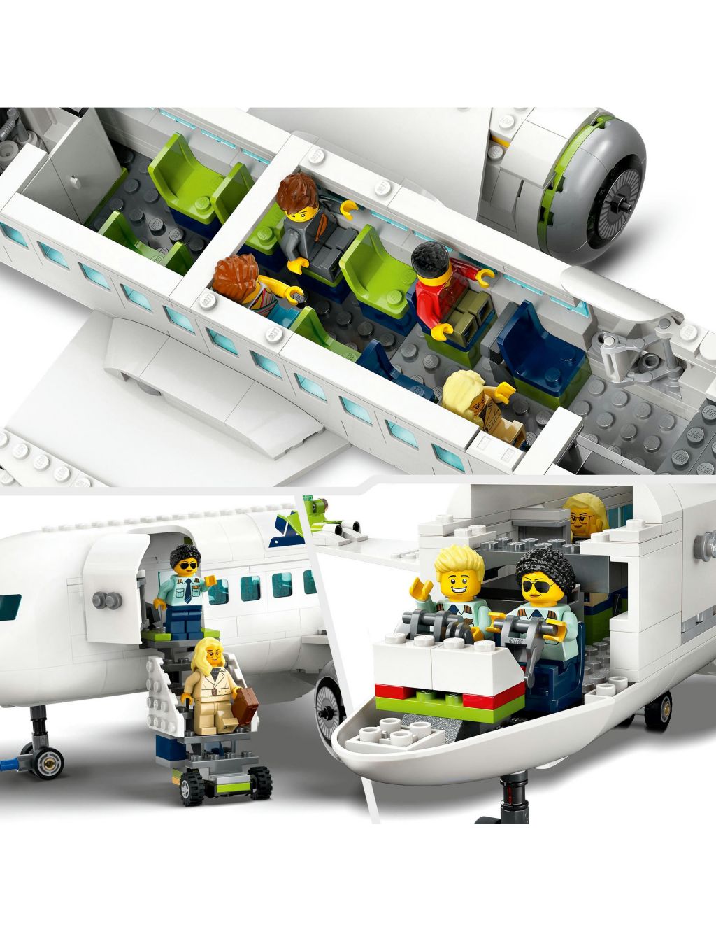 LEGO City Passenger Aeroplane Toy Model Kit 60367 (7+ Yrs) 7 of 7