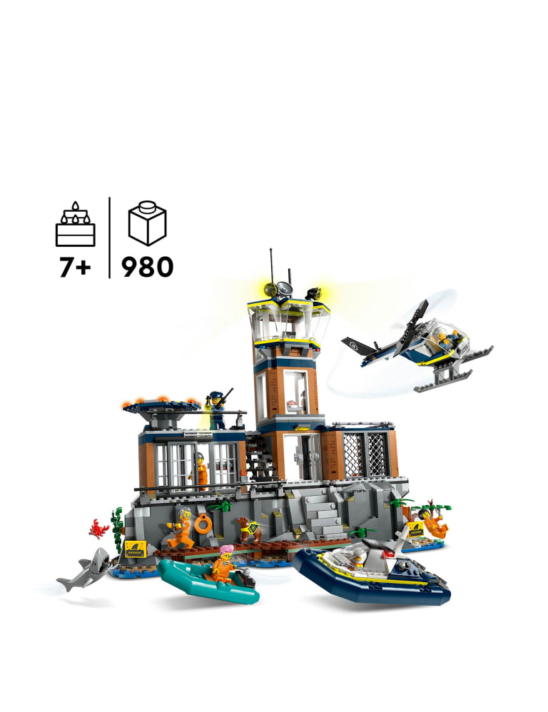 Lego city discount prison island