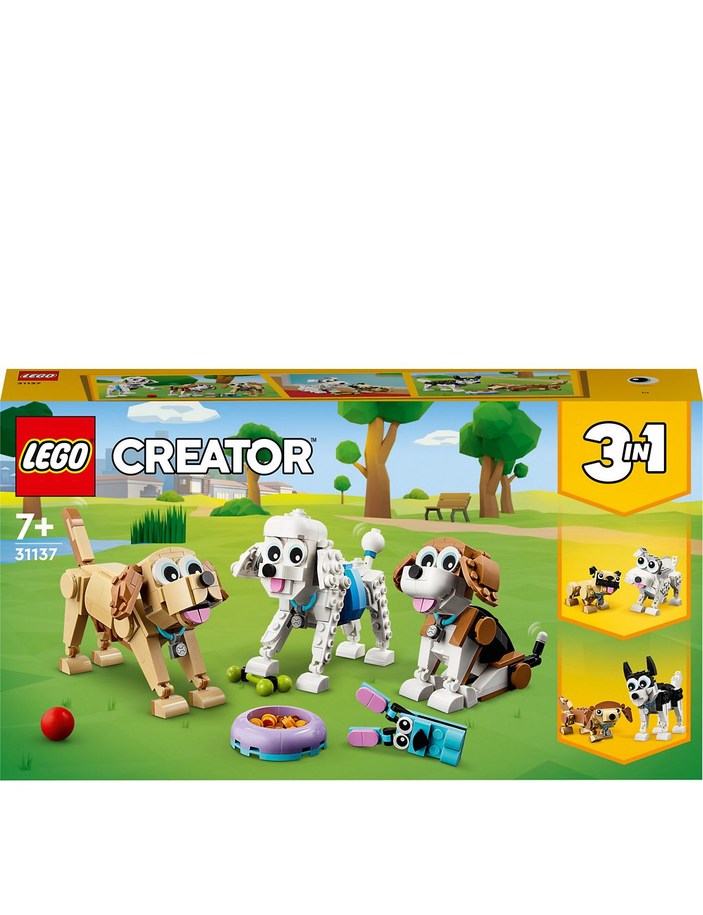 LEGO Creator 3 in 1 Adorable Dogs Animal Toys 31137 (7+ Yrs) 6 of 7