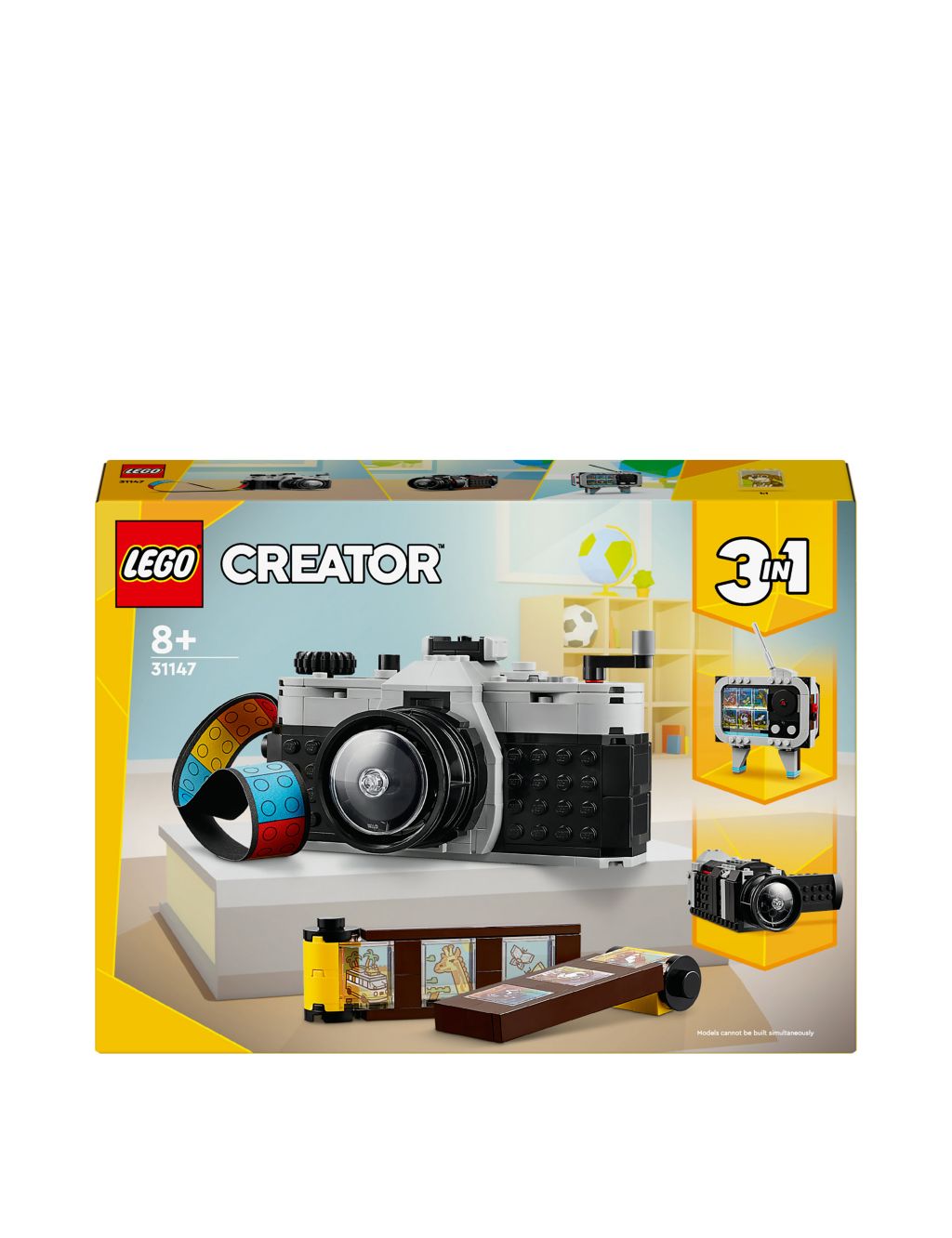 LEGO Creator 3in1 Retro Camera Toy Set  (8+ Yrs) 1 of 6