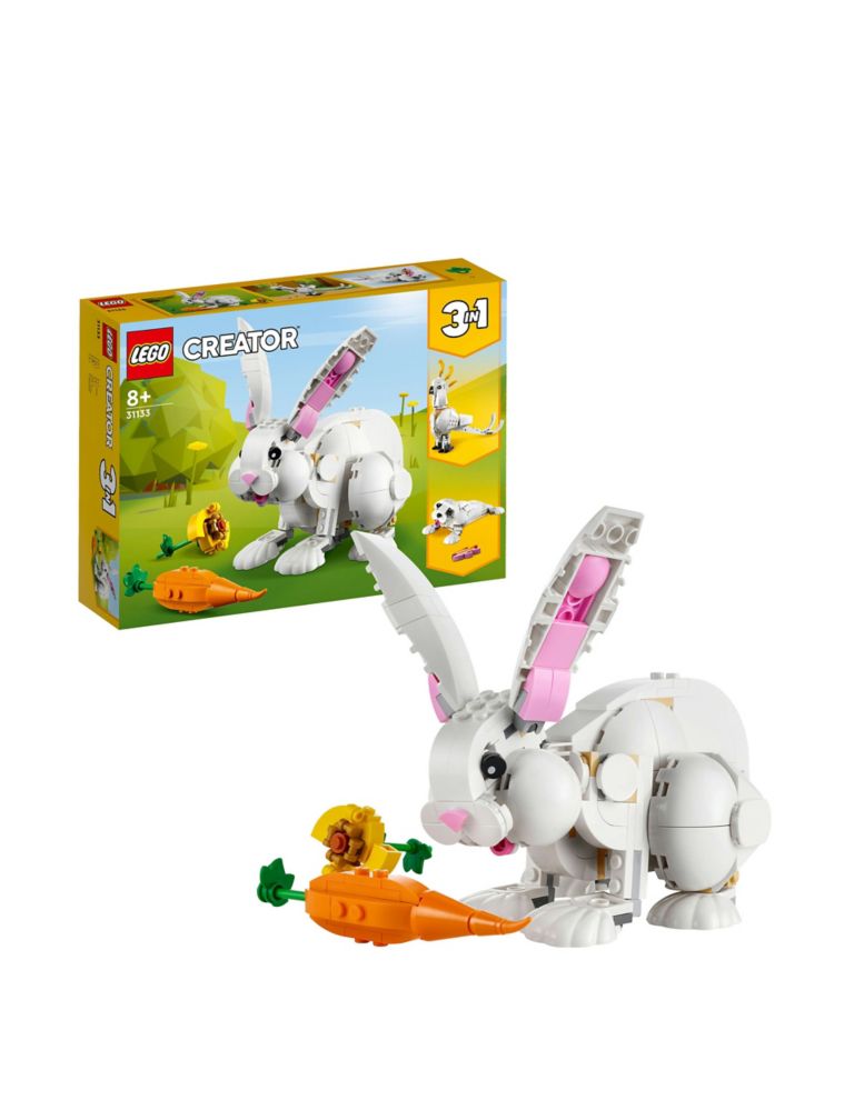 LEGO Creator 3in1 White Rabbit Toy Animal Set 31133 (8+ Yrs) 1 of 6