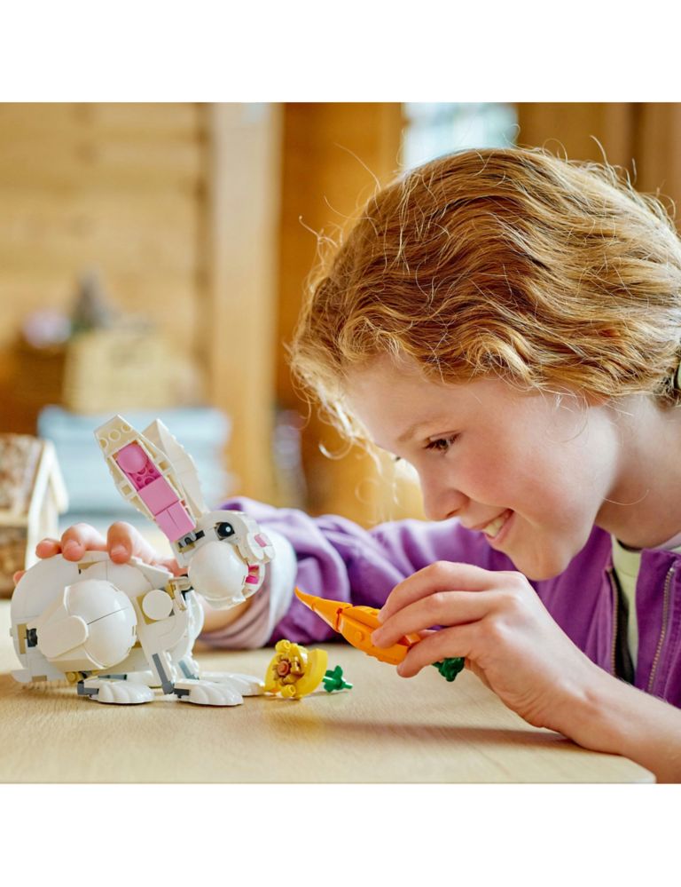 LEGO Creator 3in1 White Rabbit Toy Animal Set 31133 (8+ Yrs) 6 of 6
