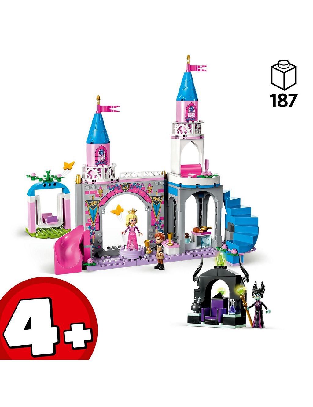 LEGO|Disney Princess Aurora's Castle Set 43211 (4+ Yrs) 1 of 7