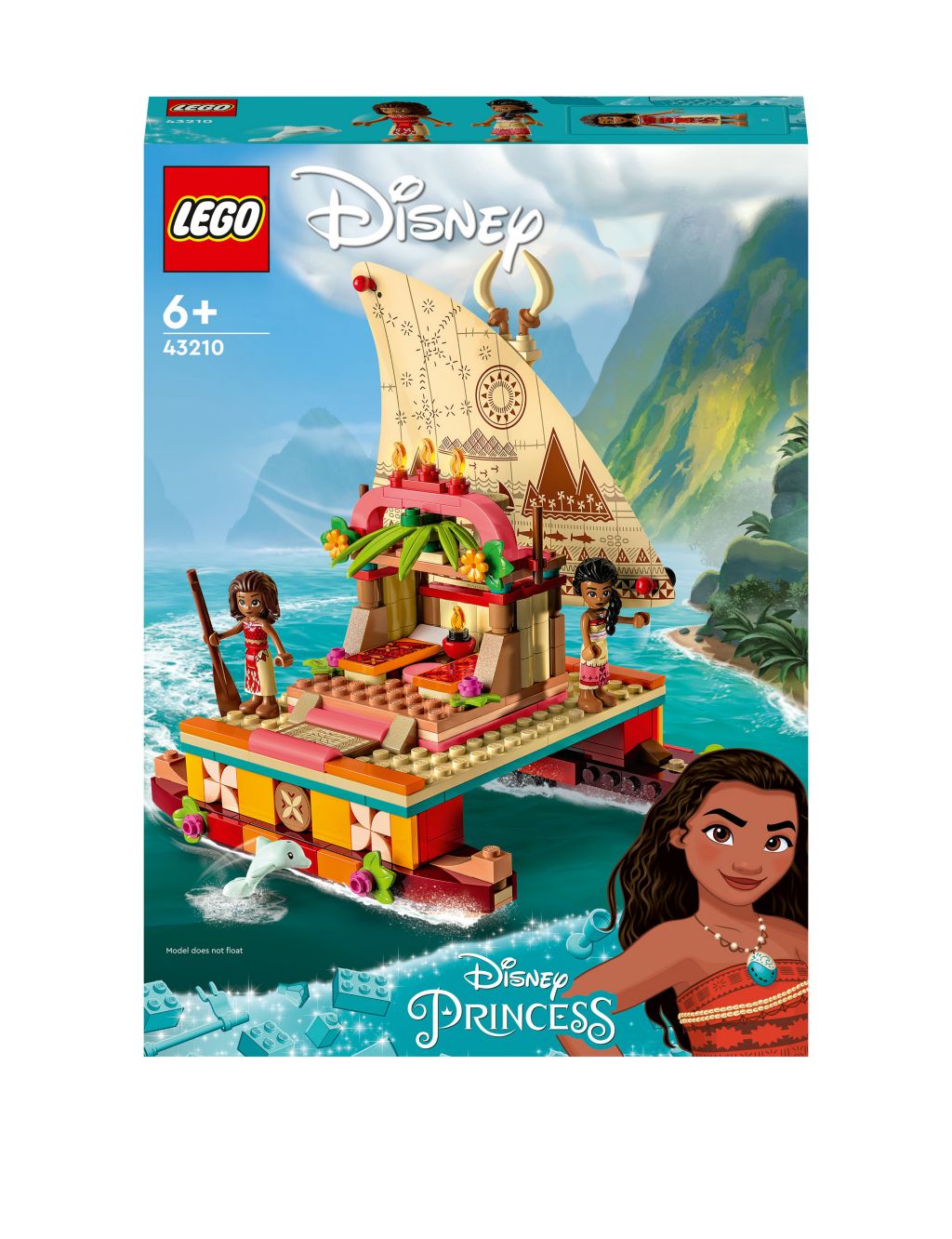 LEGO|Disney Princess Moana's Wayfinding Boat 43210 (6+ Yrs) 6 of 7
