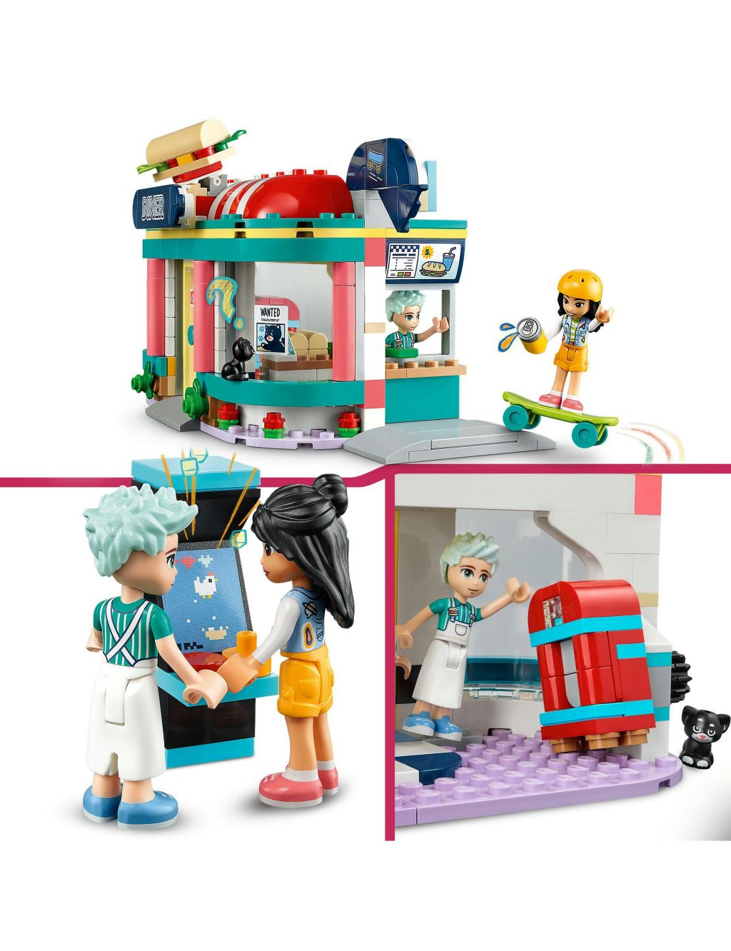 LEGO Friends Heartlake Downtown Diner Playset 41728 (6+ Yrs) 4 of 6