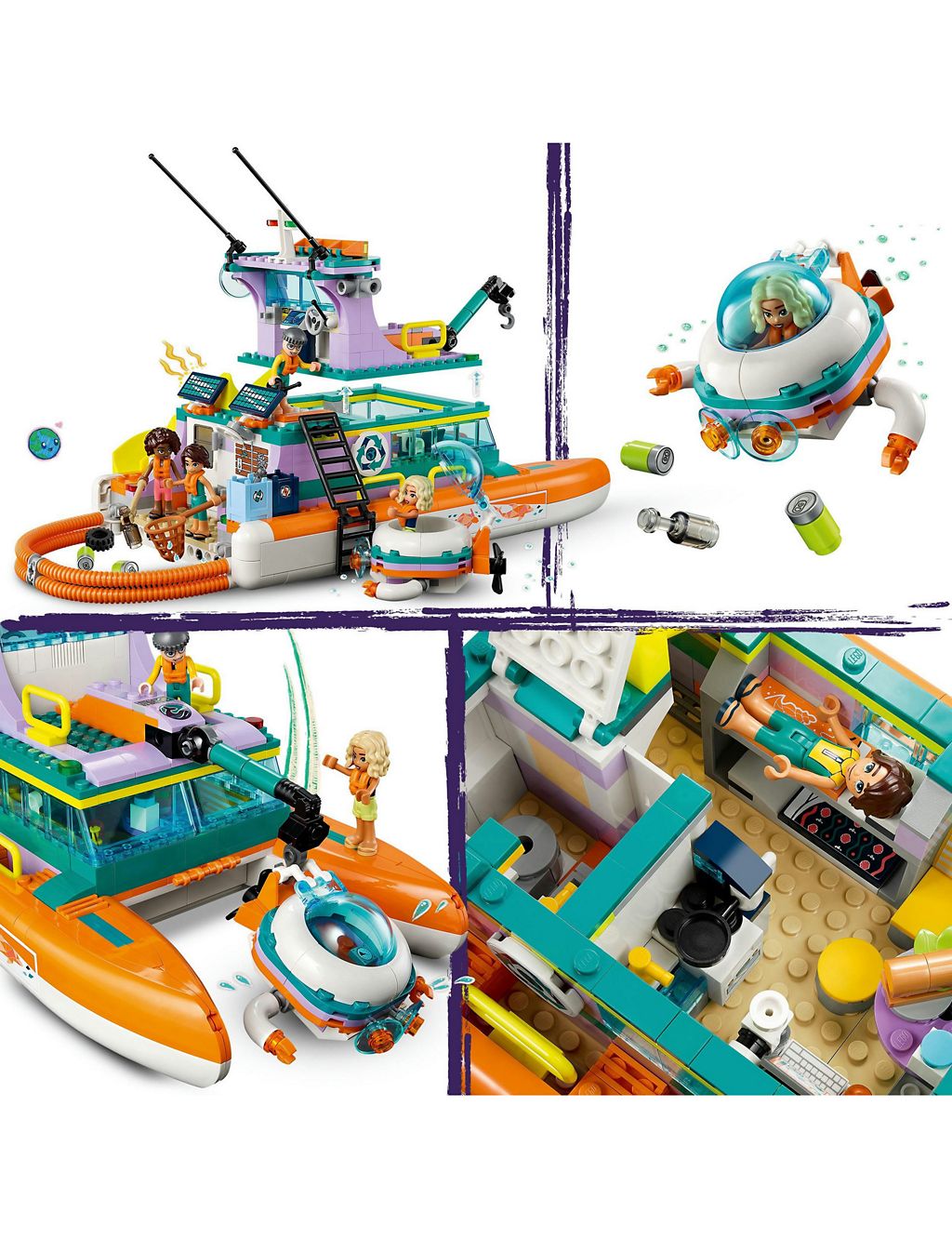 LEGO Friends Sea Rescue Boat Toy Playset 41734 (7+ Yrs) 4 of 6