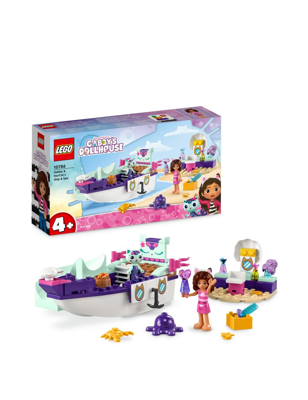 LEGO Gabby's Dollhouse Gabby & MerCat's Ship & Spa 10786 (4+ Yrs) 3 of 6