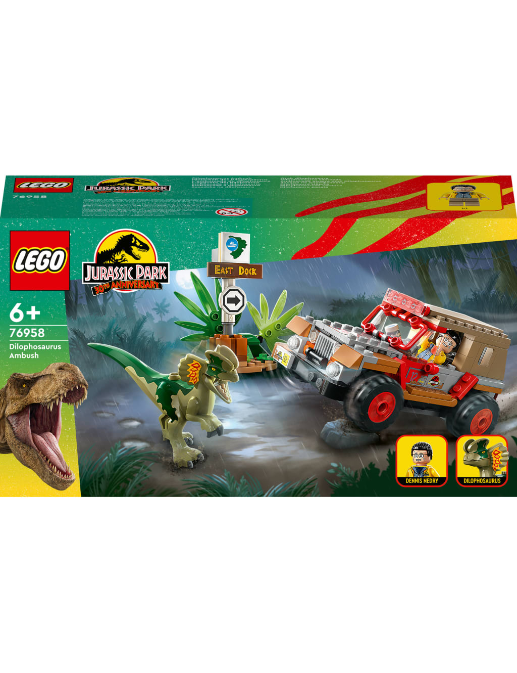 LEGO Jurassic Park Dilophosaurus Ambush Set 76958 (6+ Yrs) 2 of 6