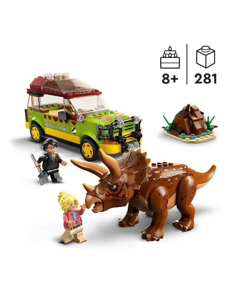 Jurassic world lego deals triceratops