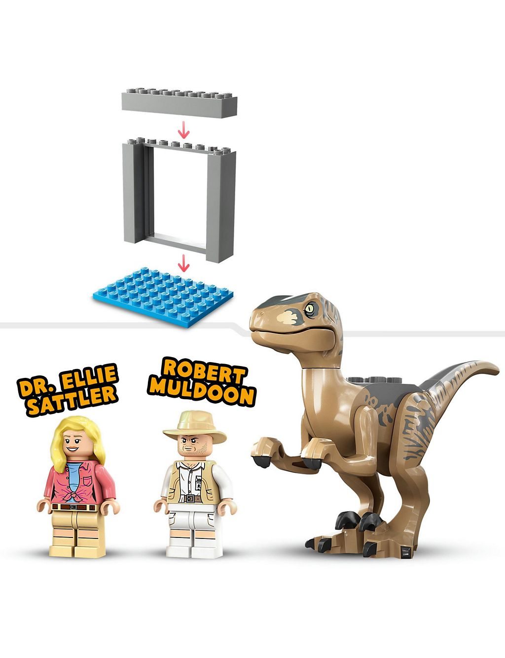 LEGO Jurassic Park Velociraptor Escape Toy Set 
76957 (4+ Yrs) 4 of 6