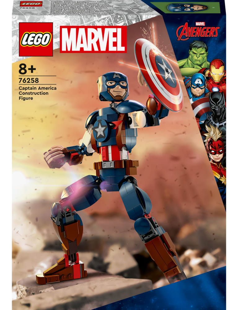 LEGO Marvel Captain America Construction Figure 8 Yrs Lego M S