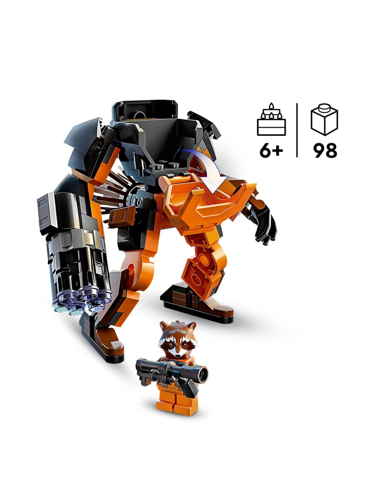 LEGO Marvel Rocket Mech Armour Building Toy 6 Yrs Lego M S
