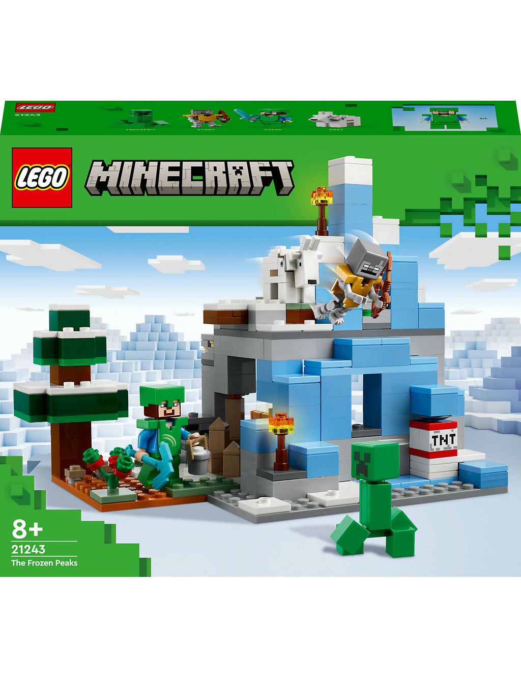 LEGO Minecraft The Frozen Peaks Toy Set 21243 (8+ Yrs) 2 of 6