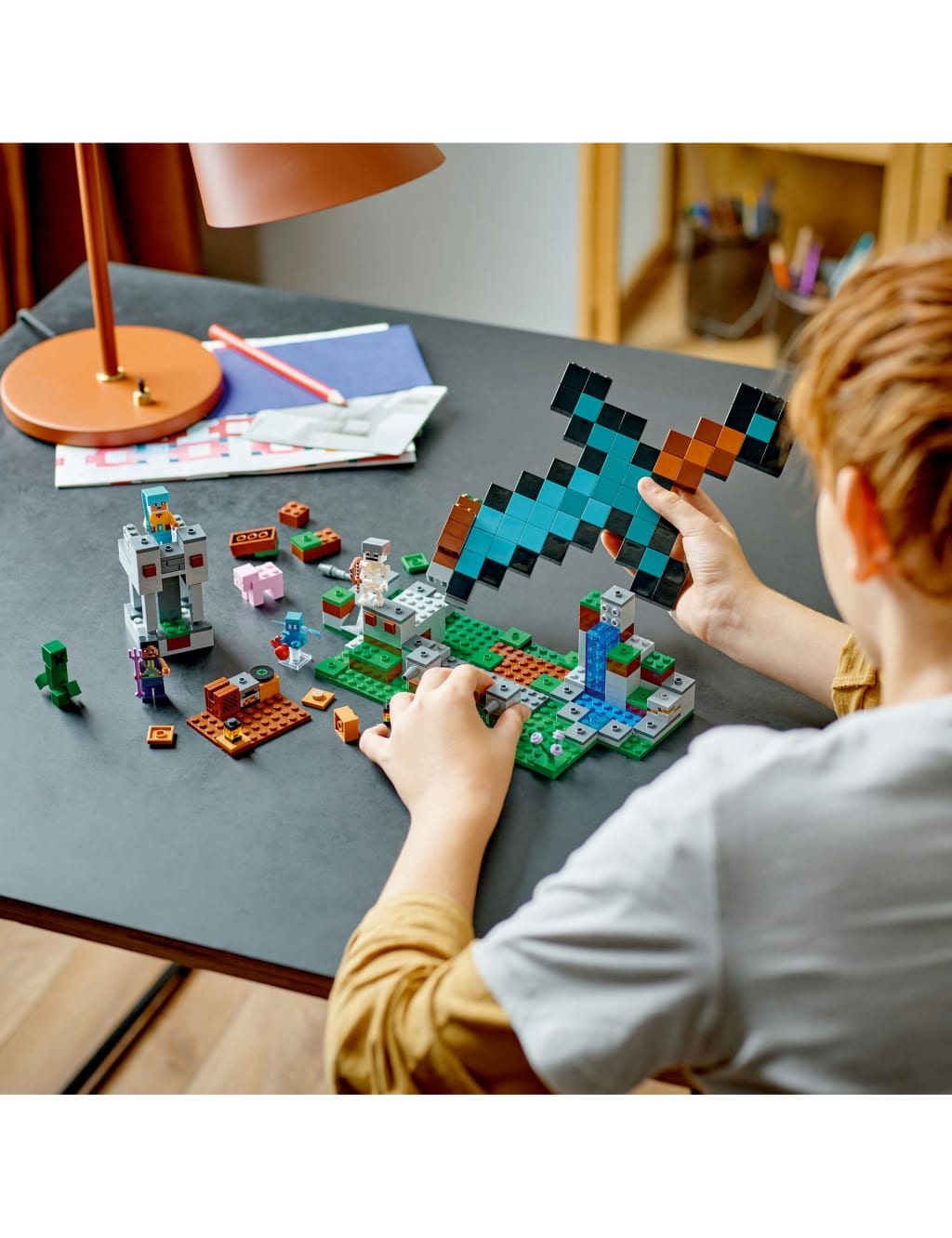 Lego minecraft sword hotsell