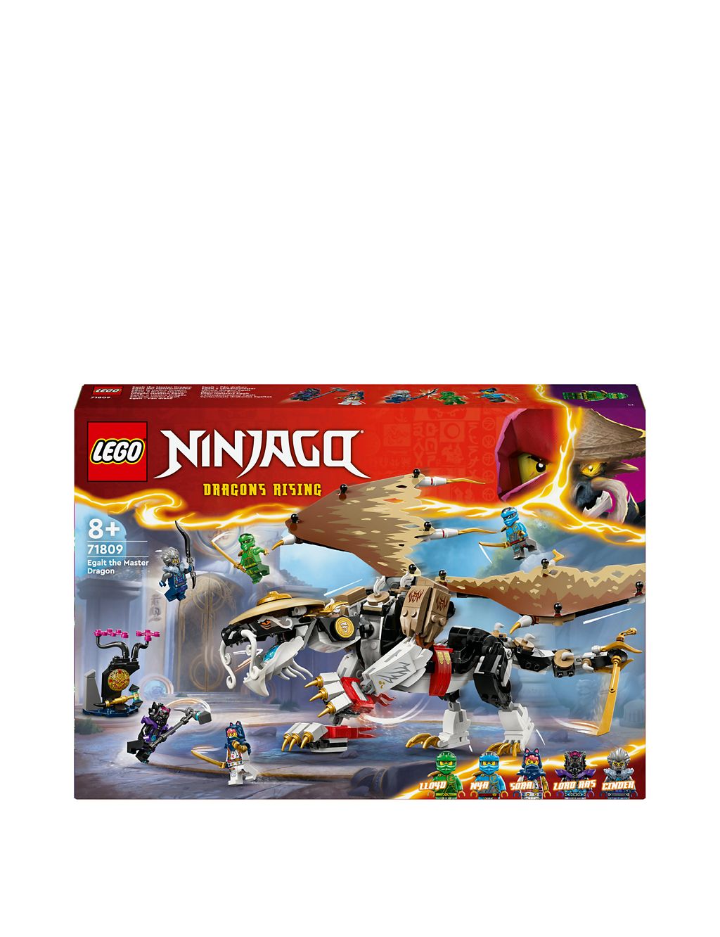 LEGO NINJAGO Egalt the Master Dragon Ninja Toy 71809 (8+ Yrs) 1 of 7
