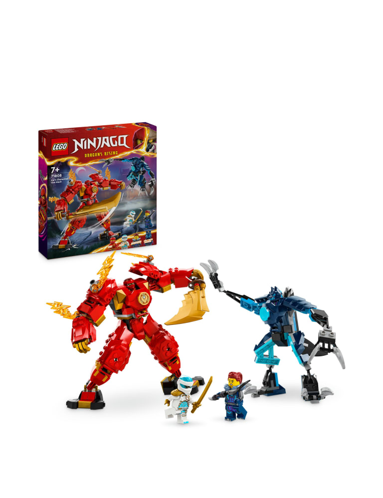 LEGO NINJAGO Kai s Elemental Fire Mech Toy Set 7 Yrs Lego M S