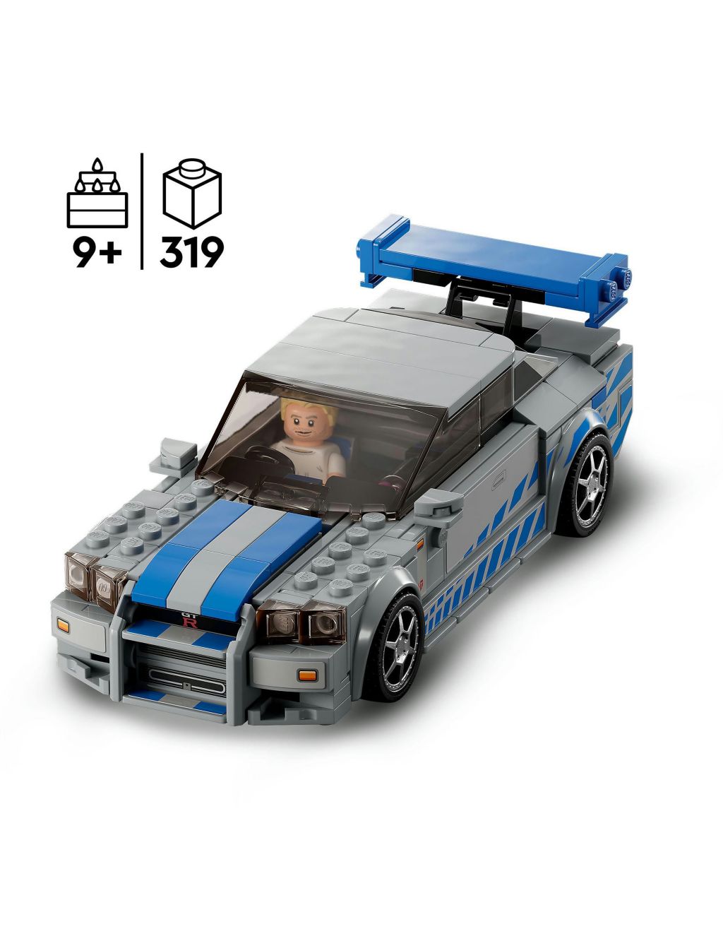 LEGO Speed Champions 2 Fast 2 Furious Nissan Skyline (9+ Yrs) 1 of 7