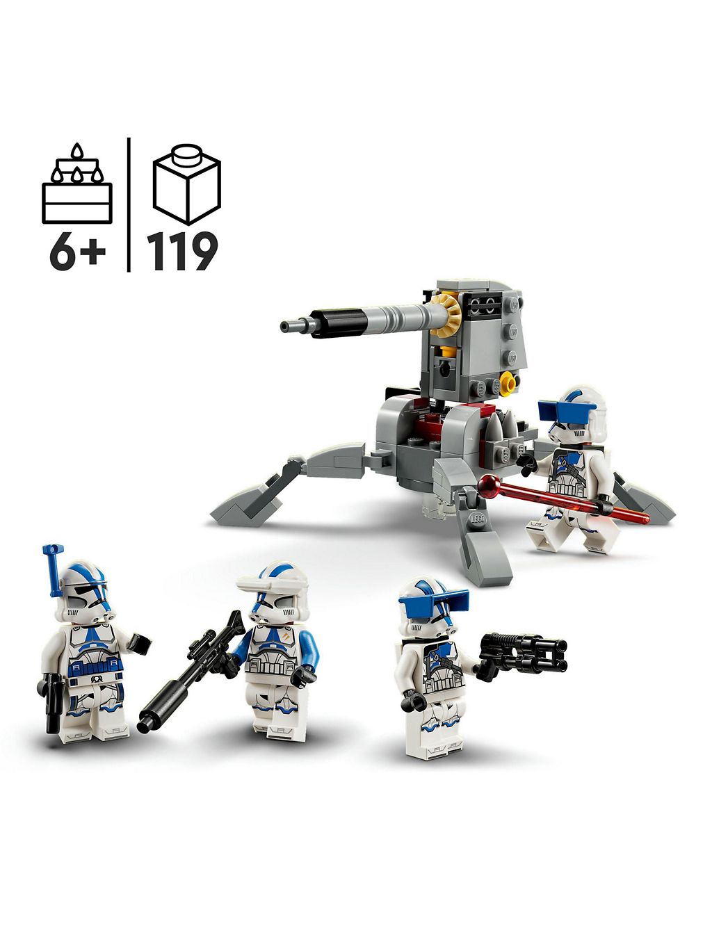 LEGO Star Wars 501st Clone Trooper Battle Pack 75345 (6+Yrs) 1 of 7