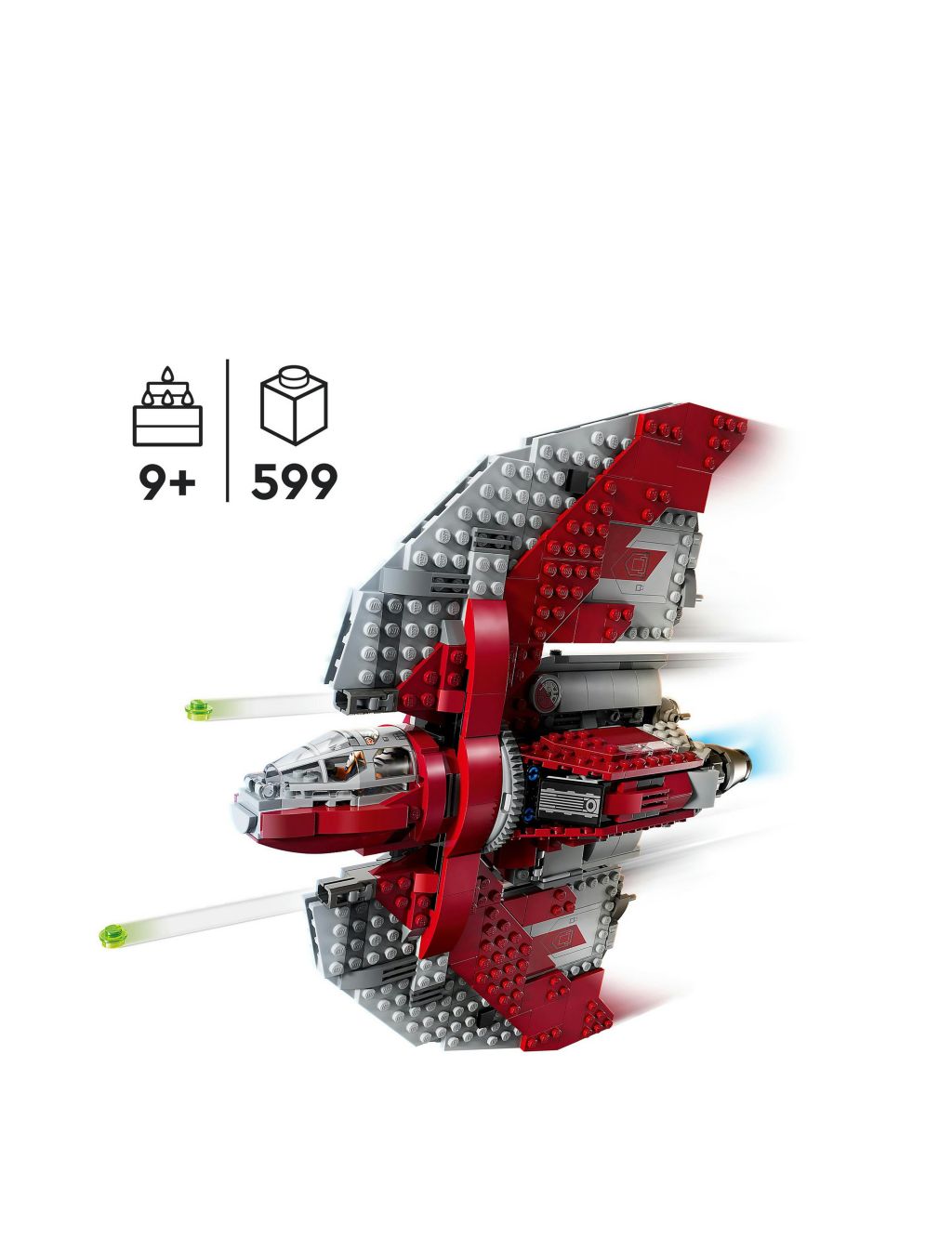 LEGO Star Wars Ahsoka Tano's T-6 Jedi Shuttle 75362 (9+ Yrs) 7 of 7