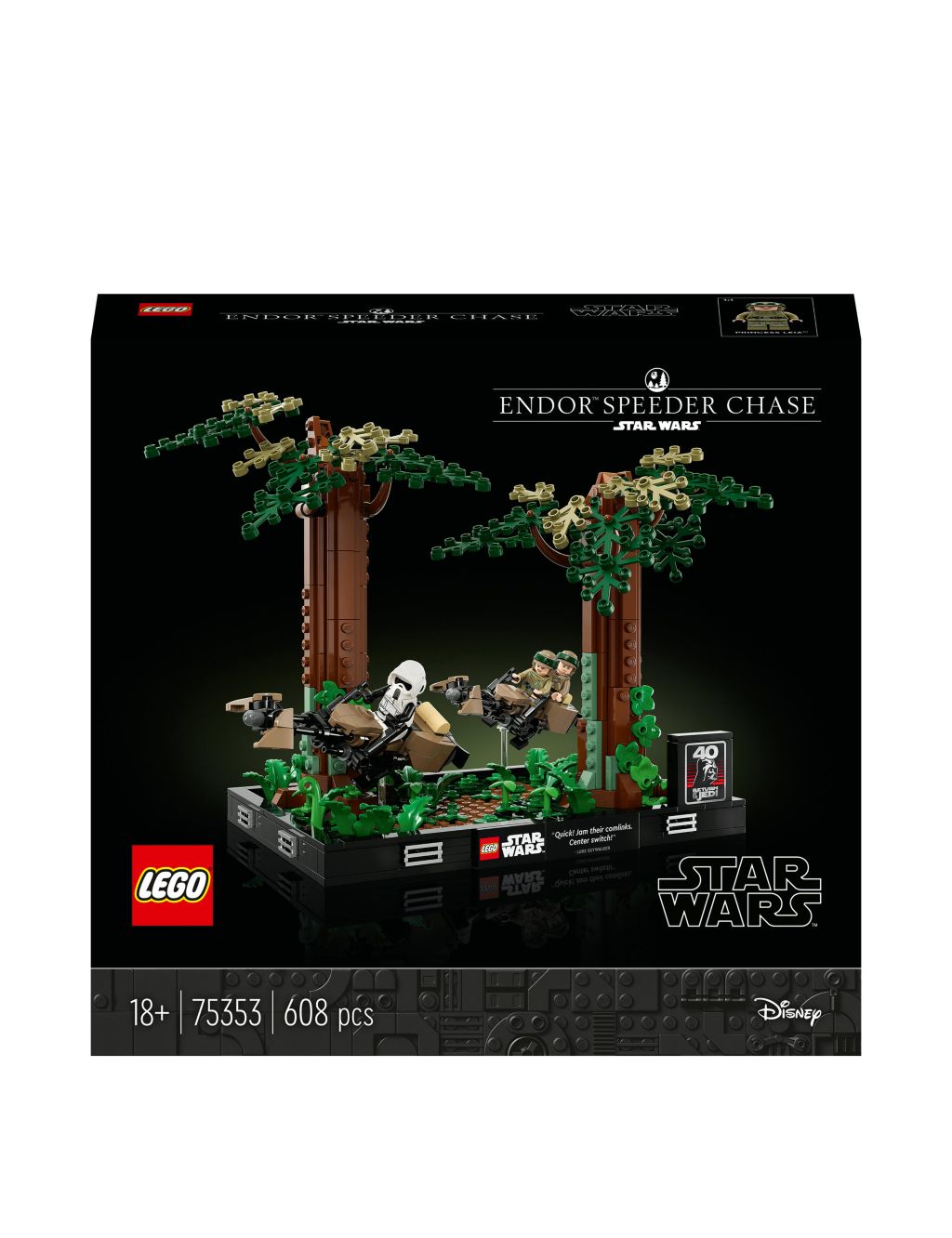 LEGO Star Wars Endor Speeder Chase Diorama Set 75353 (18+ Yrs) 4 of 7