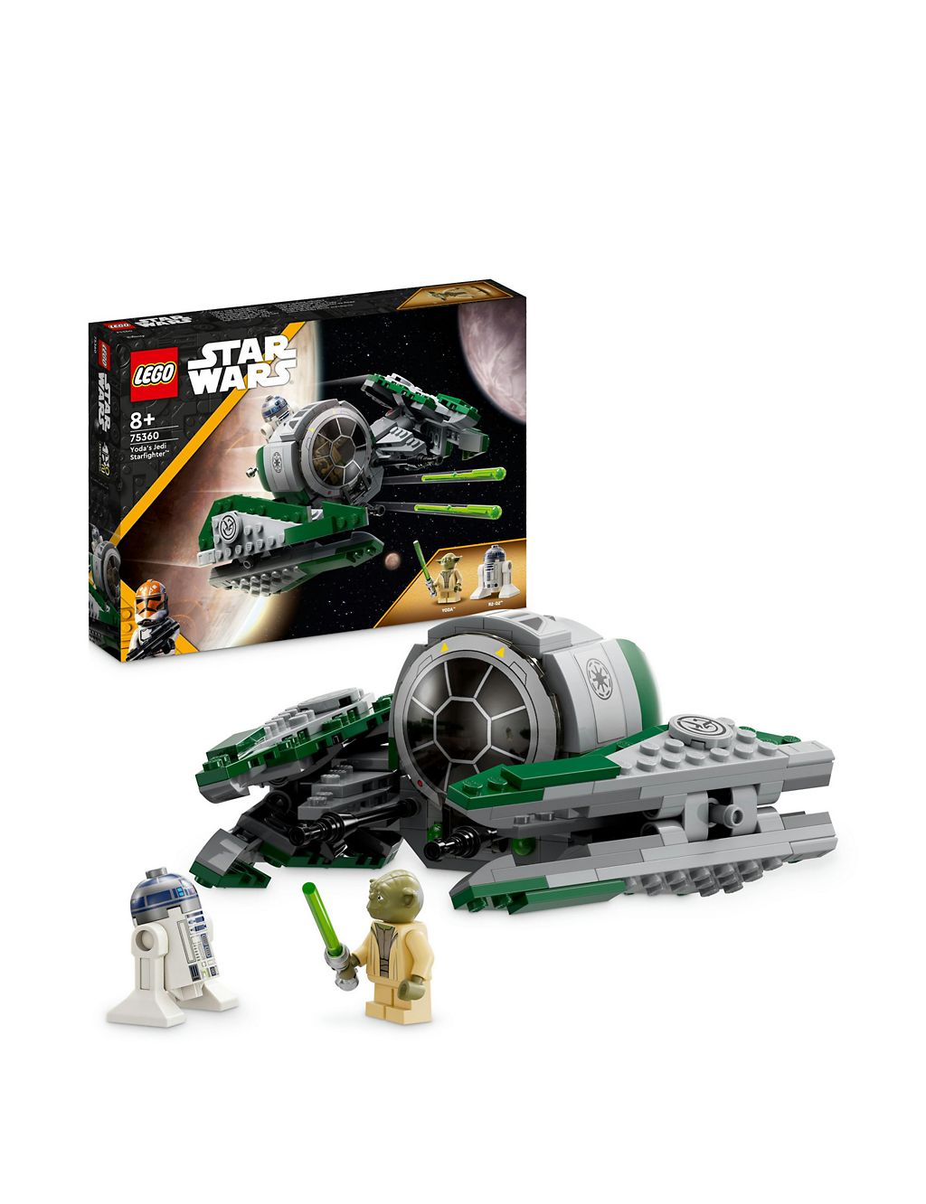 LEGO Star Wars Yoda's Jedi Starfighter Set 75360 (8+ Yrs) 3 of 6