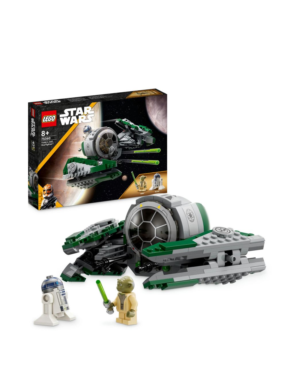 LEGO Star Wars Yoda's Jedi Starfighter Set 75360 (8+ Yrs) 3 of 6