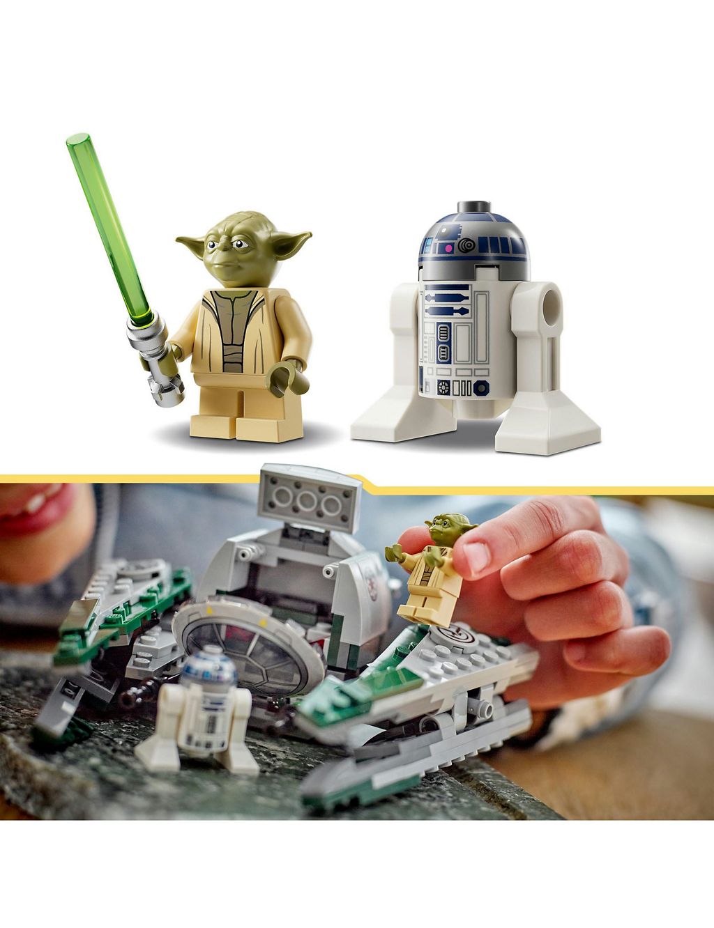 LEGO Star Wars Yoda's Jedi Starfighter Set 75360 (8+ Yrs) 1 of 6