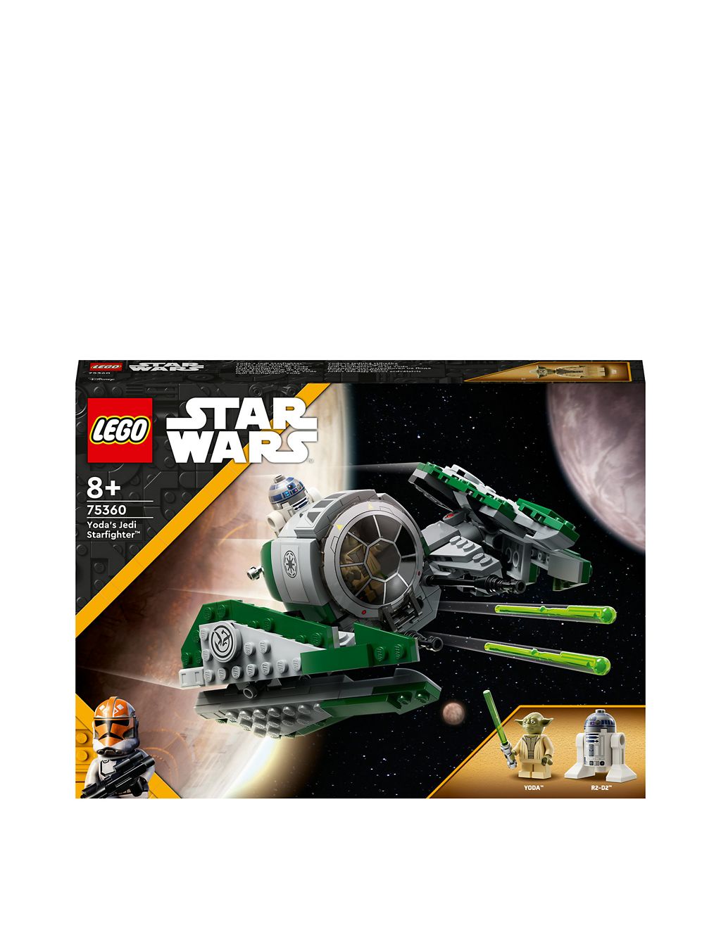 LEGO Star Wars Yoda's Jedi Starfighter Set 75360 (8+ Yrs) 2 of 6