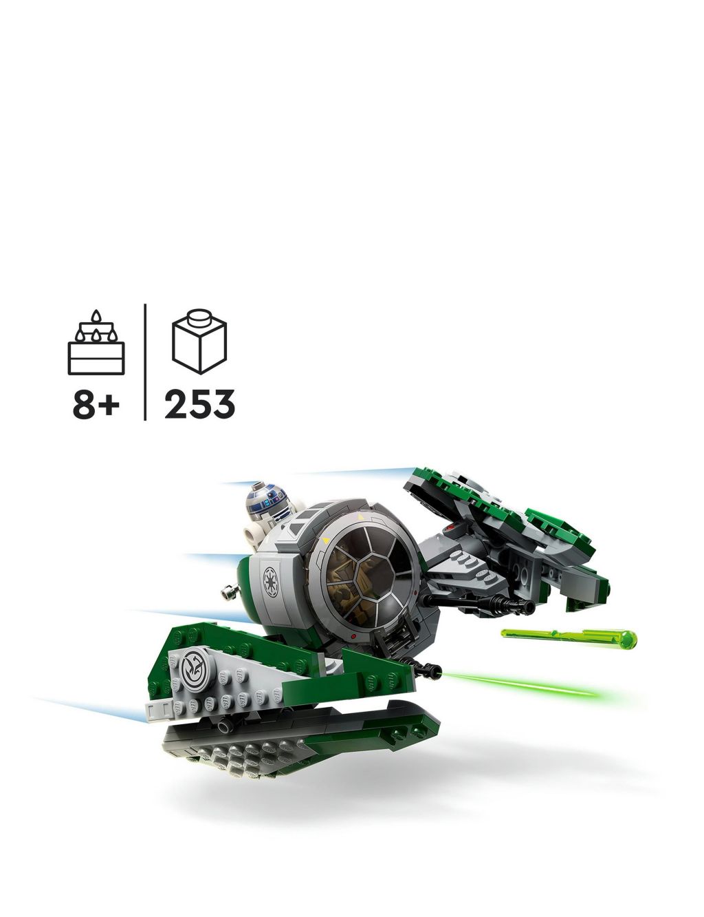 LEGO Star Wars Yoda's Jedi Starfighter Set 75360 (8+ Yrs) 4 of 6