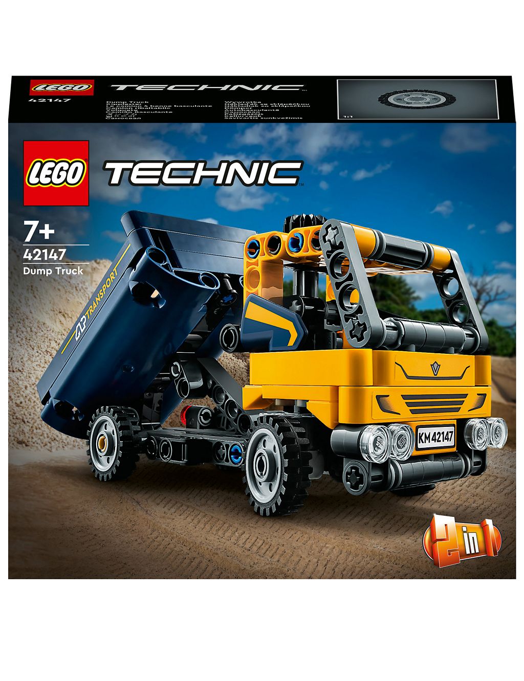 LEGO Technic Dump Truck & Excavator 2in1 Set (7+ Yrs) 1 of 5