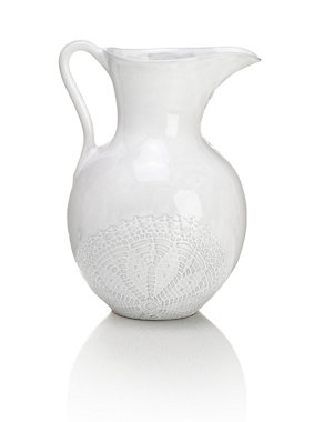 Lace Design Jug Vase Image 2 of 3