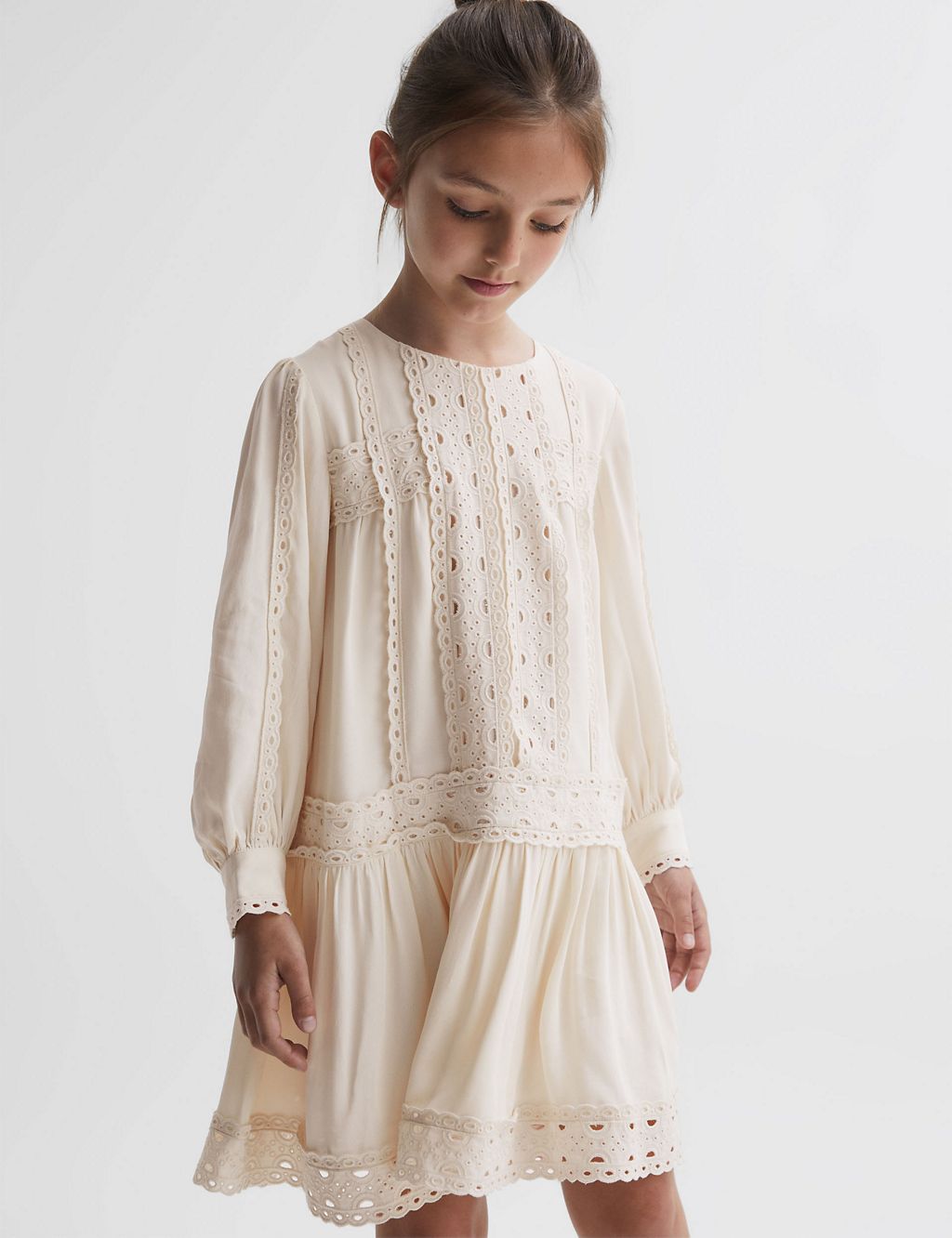 Lace Detail Dress (4-14 Yrs) 2 of 5