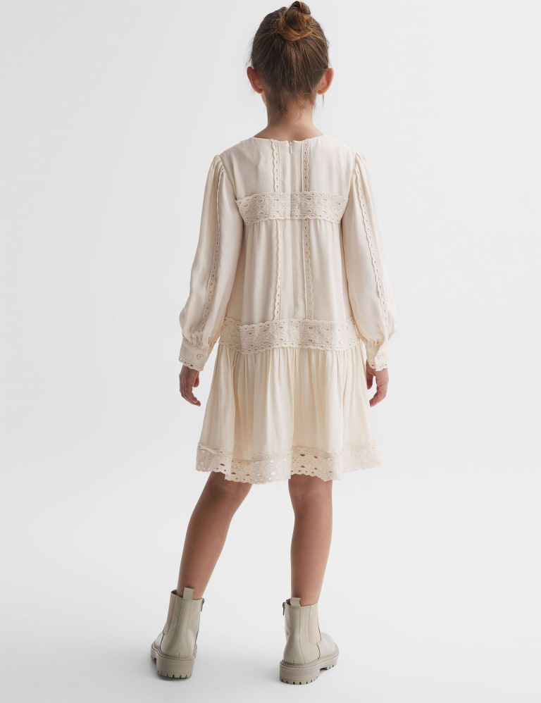 Reiss white cheap lace dress