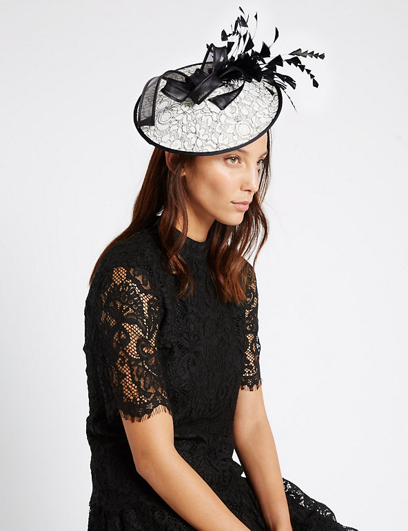 Lace Disc Fascinator Image 1 of 2